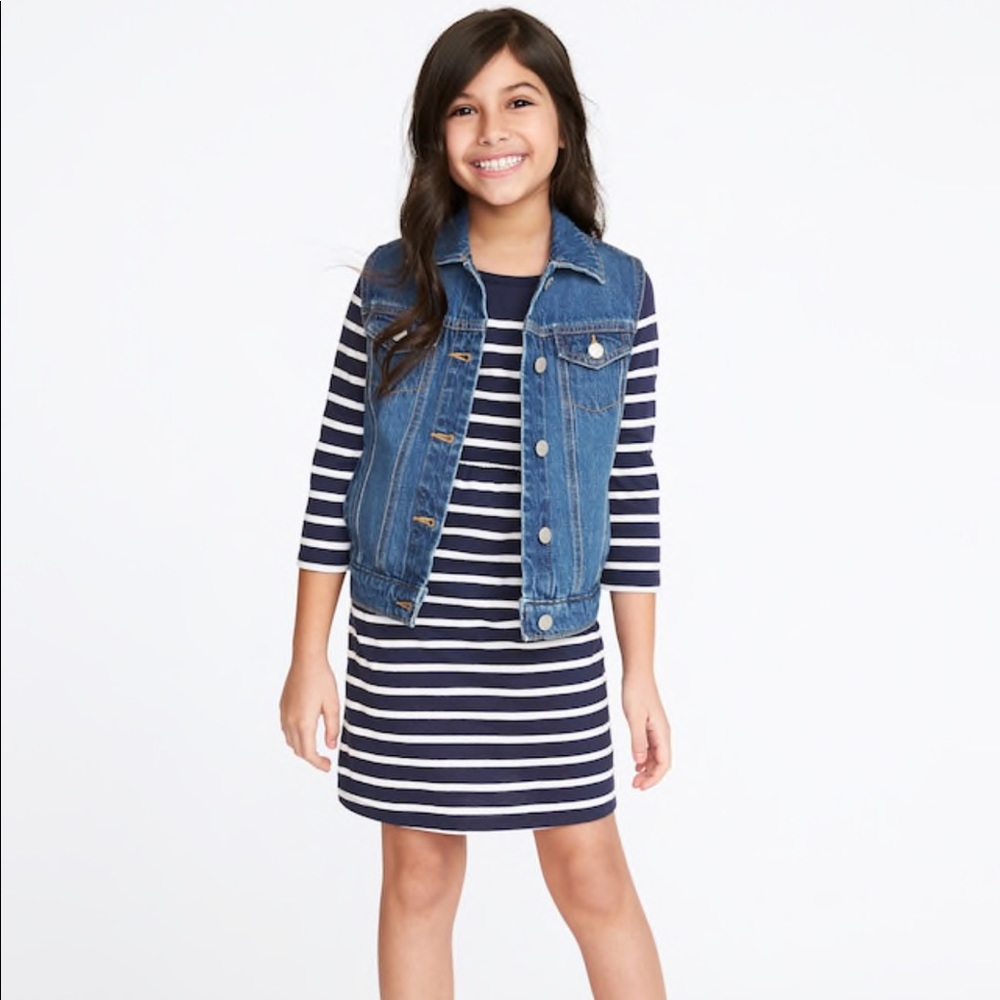 Girls Denim Vest